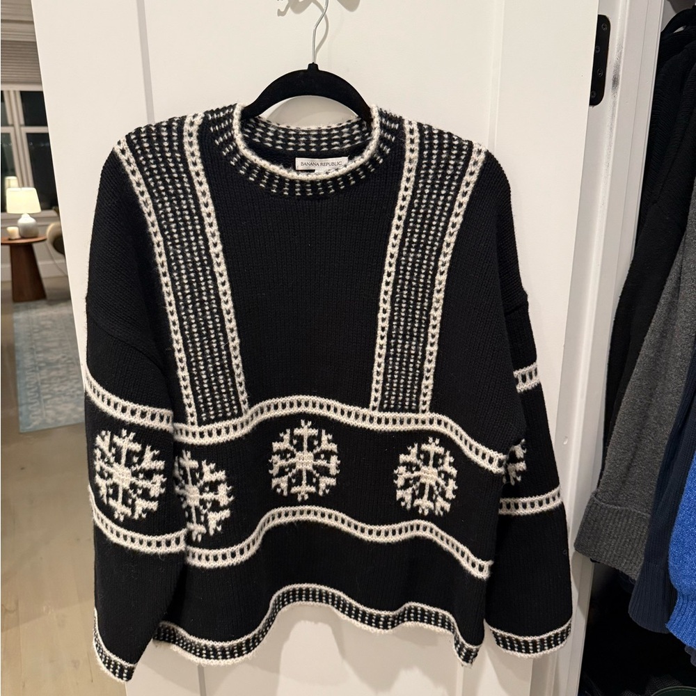 Banana Republic Fair Isle Crew-Neck Sweater
